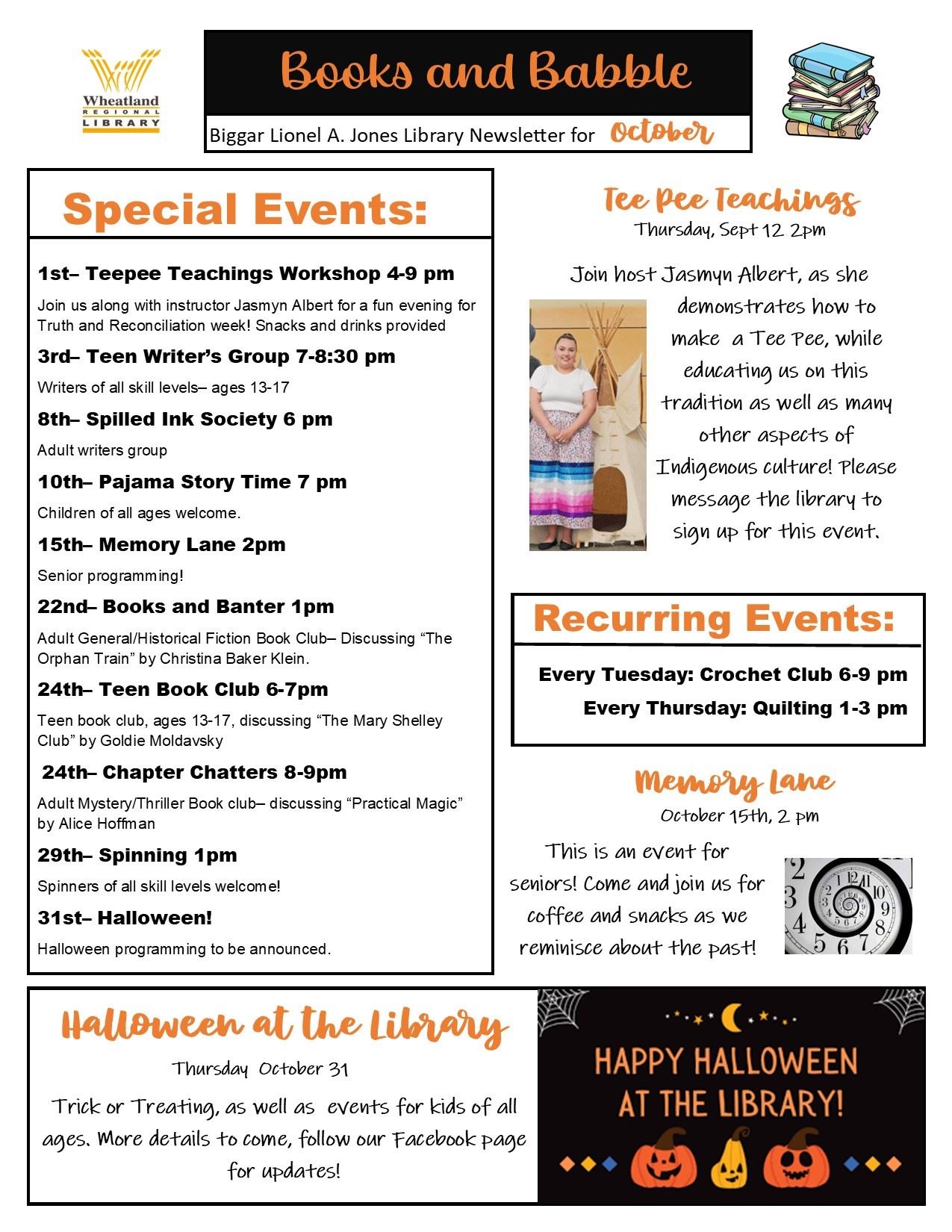 October 2024 newsletter