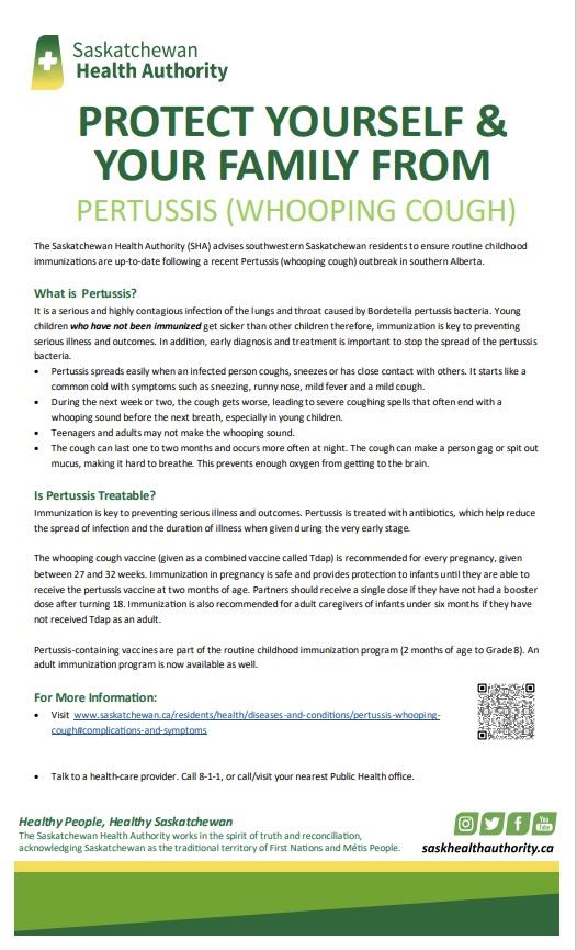 SHA - Whooping Cough