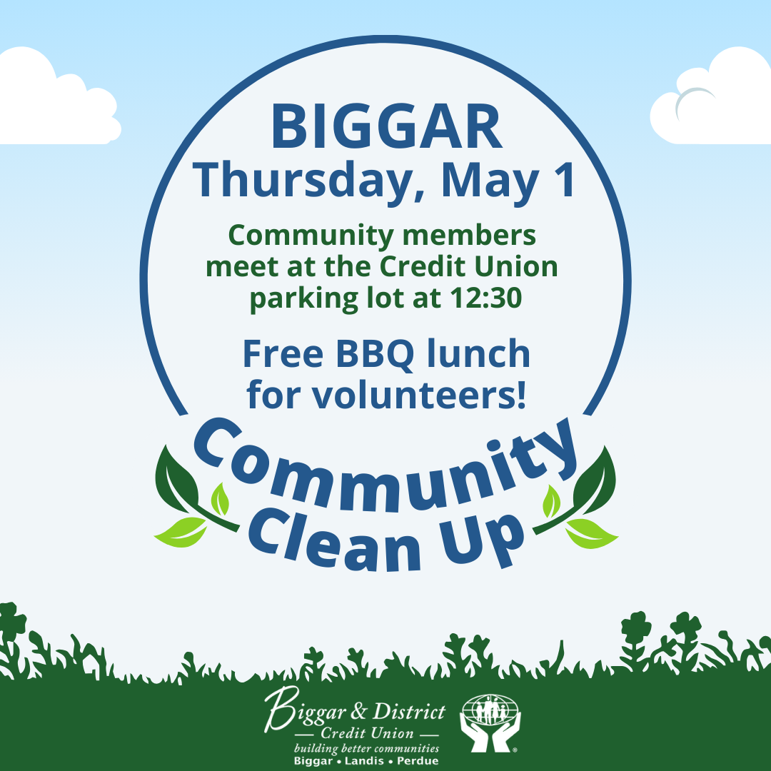 Community Clean Up Biggar 2025 - Social Media
