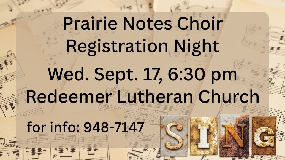 Sept 17 Prairie Notes Registration